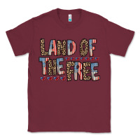 Burgundy land of the free Classic Tee - RacoonDesign