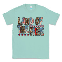 Seafoam land of the free Classic Tee - RacoonDesign