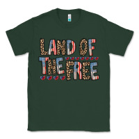 Sports Green land of the free Classic Tee - RacoonDesign