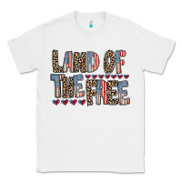 White land of the free Classic Tee - RacoonDesign
