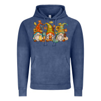 Vintage Denim fall gnomes Vintage Hoodie - Zillion Design Studio