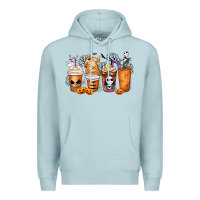 Blue Mist nightmare coffee cups Premium Hoodie - MaliasSmallBusiness