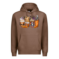 Chestnut nightmare coffee cups Premium Hoodie - MaliasSmallBusiness
