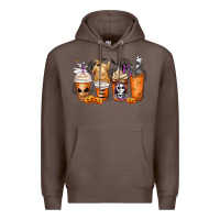 Coffee nightmare coffee cups Premium Hoodie - MaliasSmallBusiness