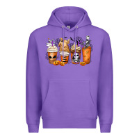 Purple nightmare coffee cups Premium Hoodie - MaliasSmallBusiness