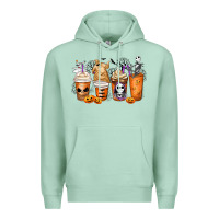 Seafoam nightmare coffee cups Premium Hoodie - MaliasSmallBusiness