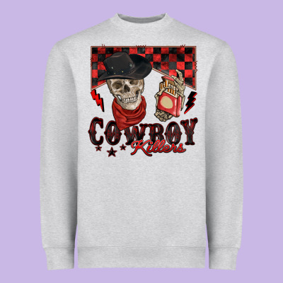 Cowboy Killer Heavyweight Sweatshirt Designed By Zillion Design Studio