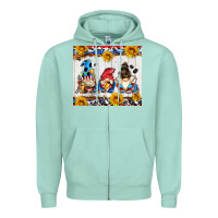 Seafoam hockey gnomes Zipper Hoodie - AdoDesignShop