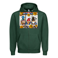 Sports Green hockey gnomes Zipper Hoodie - AdoDesignShop