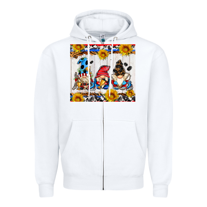 Hockey Gnomes Zipper Hoodie by AdoDesignShop | Teevron