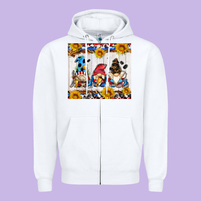 Hockey Gnomes Zipper Hoodie Designed By Adodesignshop