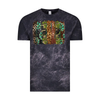 Cloud Black western camouflage brushstroke Vintage Tee - BarkalooDesign