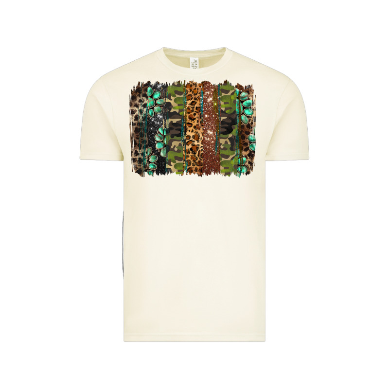 Western Camouflage Brushstroke Vintage Tee by BarkalooDesign | Teevron
