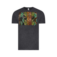 Vintage Black western camouflage brushstroke Vintage Tee - BarkalooDesign