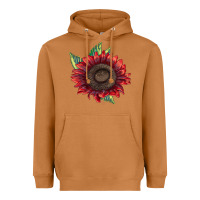 Meerkat procut red sunflower Heavyweight Hoodie - LillyAllenDesigns