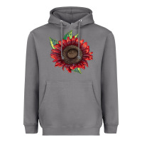 Storm procut red sunflower Heavyweight Hoodie - LillyAllenDesigns