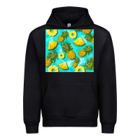 Foreset Green blue pineapple Urban Hoodie - BarkalooDesign