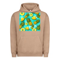 Pigment Burro blue pineapple Urban Hoodie - BarkalooDesign