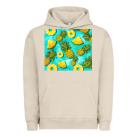 Pigment French Oak blue pineapple Urban Hoodie - BarkalooDesign