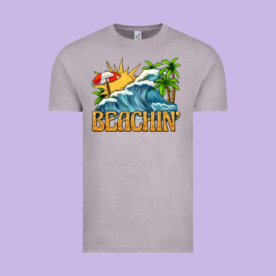 Beachin Vintage Tee Designed By Texasbilliewilder