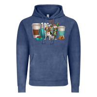 Vintage Denim beagle dog coffee cups Vintage Hoodie - texasbilliewilder