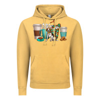 Vintage Mustard beagle dog coffee cups Vintage Hoodie - texasbilliewilder