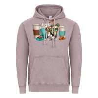 Vintage Zinc beagle dog coffee cups Vintage Hoodie - texasbilliewilder