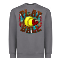 Storm play ball softball Heavyweight Sweatshirt - texasbilliewilder