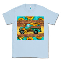 Dusty Blue farm truck tumbler Classic Tee - HRA Design Shop