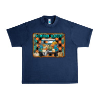 Navy pumpkin season truck Urban Heavy Tee - RanaPortraitStore