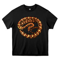 Black Corn Snake Illustrations Heavy Core Tee - LillyAllenDesigns