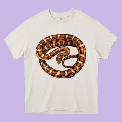 Corn Snake Illustrations Heavy Core Tee Designed By Lillyallendesigns