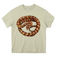 Mossy Corn Snake Illustrations Heavy Core Tee - LillyAllenDesigns