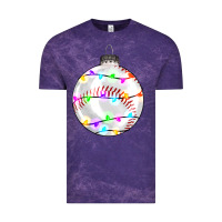 Cloud Purple Christmas baseball Vintage Tee - RanaPortraitStore