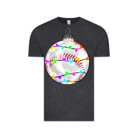 Vintage Black Christmas baseball Vintage Tee - RanaPortraitStore