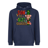 Navy Christmas son of a nutcracker Heavyweight Hoodie - NancyCooperArtShop