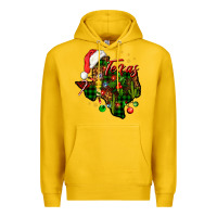 Lemon Christmas Texas map Premium Hoodie - NancyCooperArtShop