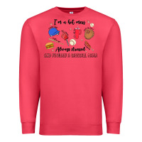 Cardinal i'm a hot mess,always stressed,and proudly a baseb Premium Sweatshirt - MaliasSmallBusiness