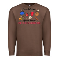 Chestnut i'm a hot mess,always stressed,and proudly a baseb Premium Sweatshirt - MaliasSmallBusiness