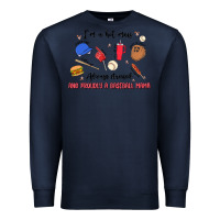 Navy i'm a hot mess,always stressed,and proudly a baseb Premium Sweatshirt - MaliasSmallBusiness