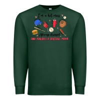 Sports Green i'm a hot mess,always stressed,and proudly a baseb Premium Sweatshirt - MaliasSmallBusiness