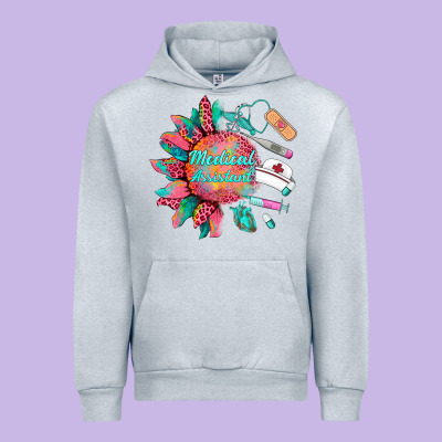 Western  Medical Assistant  Medical Instruments Urban Hoodie Designed By Barkaloodesign