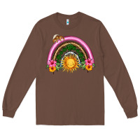 Chestnut summer sun rainbow Long Sleeve Tee - HRA Design Shop