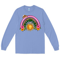 Colony Blue summer sun rainbow Long Sleeve Tee - HRA Design Shop