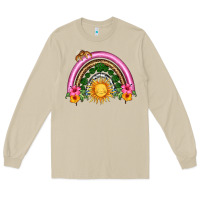 Mushroom summer sun rainbow Long Sleeve Tee - HRA Design Shop