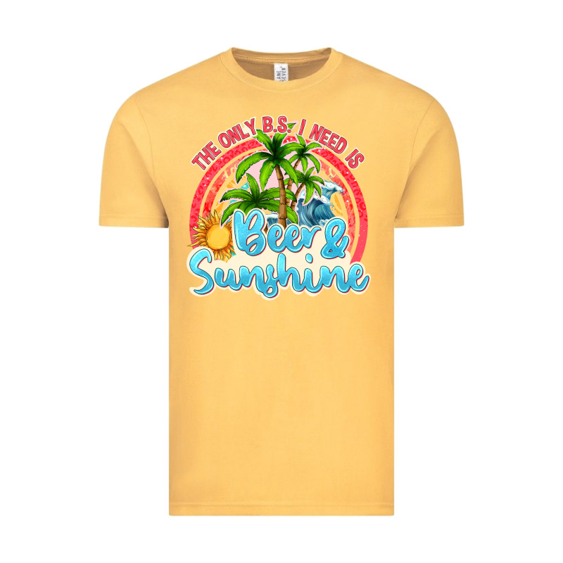 Beer And Sunshine Vintage Tee by texasbilliewilder | Teevron