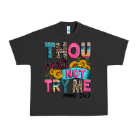 Pigment Black thou shalt not try me mood 24 7 Urban Heavy Tee - Zillion Design Studio