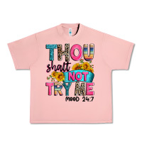 Salmon thou shalt not try me mood 24 7 Urban Heavy Tee - Zillion Design Studio