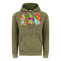 Vintage Olive summer gnomes Vintage Hoodie - Zillion Design Studio