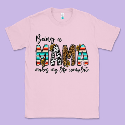 Being Mama Makes My Life Complate Classic Tee Designed By Cowhidedigitalart